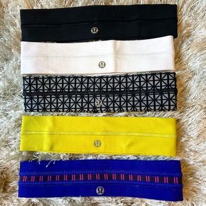Lululemon thick headbands set of 5